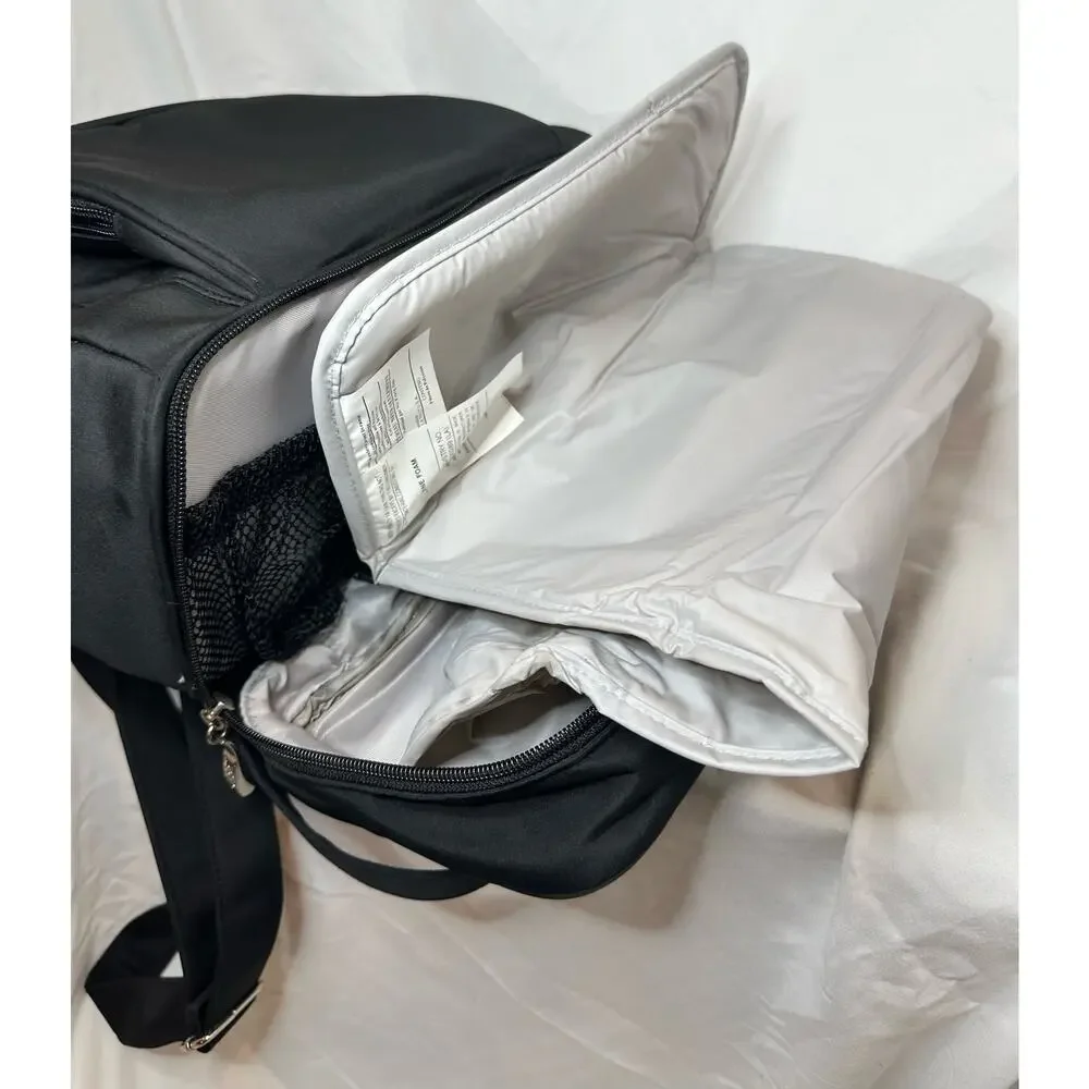 Vintage My Millennium Baby Kicker & David Designer Diaper Bag Backpack, & pad
